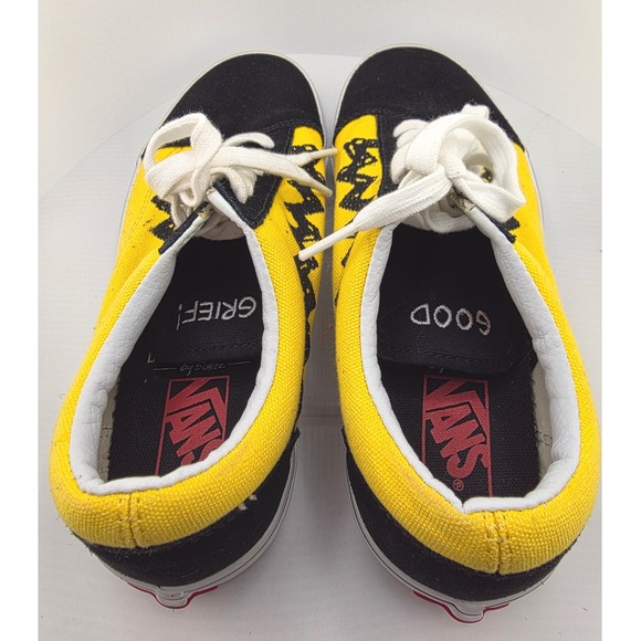 Vans Old Skool Peanuts Charlie Brown Good Grief Skate Shoes Men 5.5 / Wom 7 - Picture 6 of 11